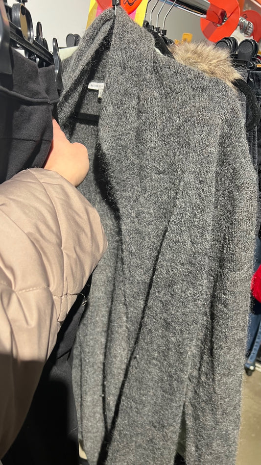 BETTER RICH Strickjacke Grau Gr.: S