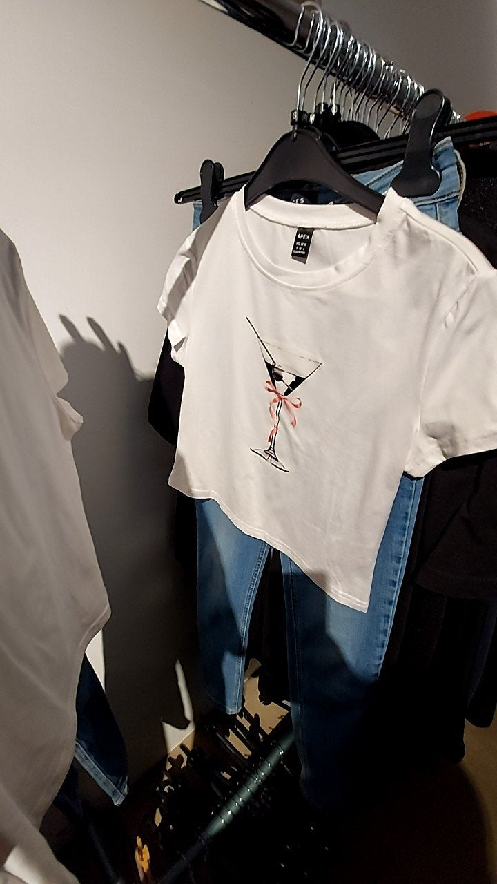 SHEIN T-Shirt Weiß Gr.: S