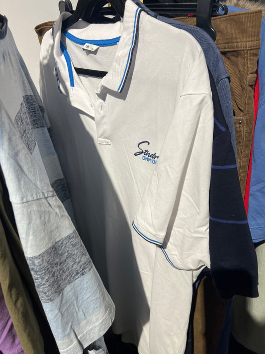 C&A Poloshirt Weiß Gr.: XXXL