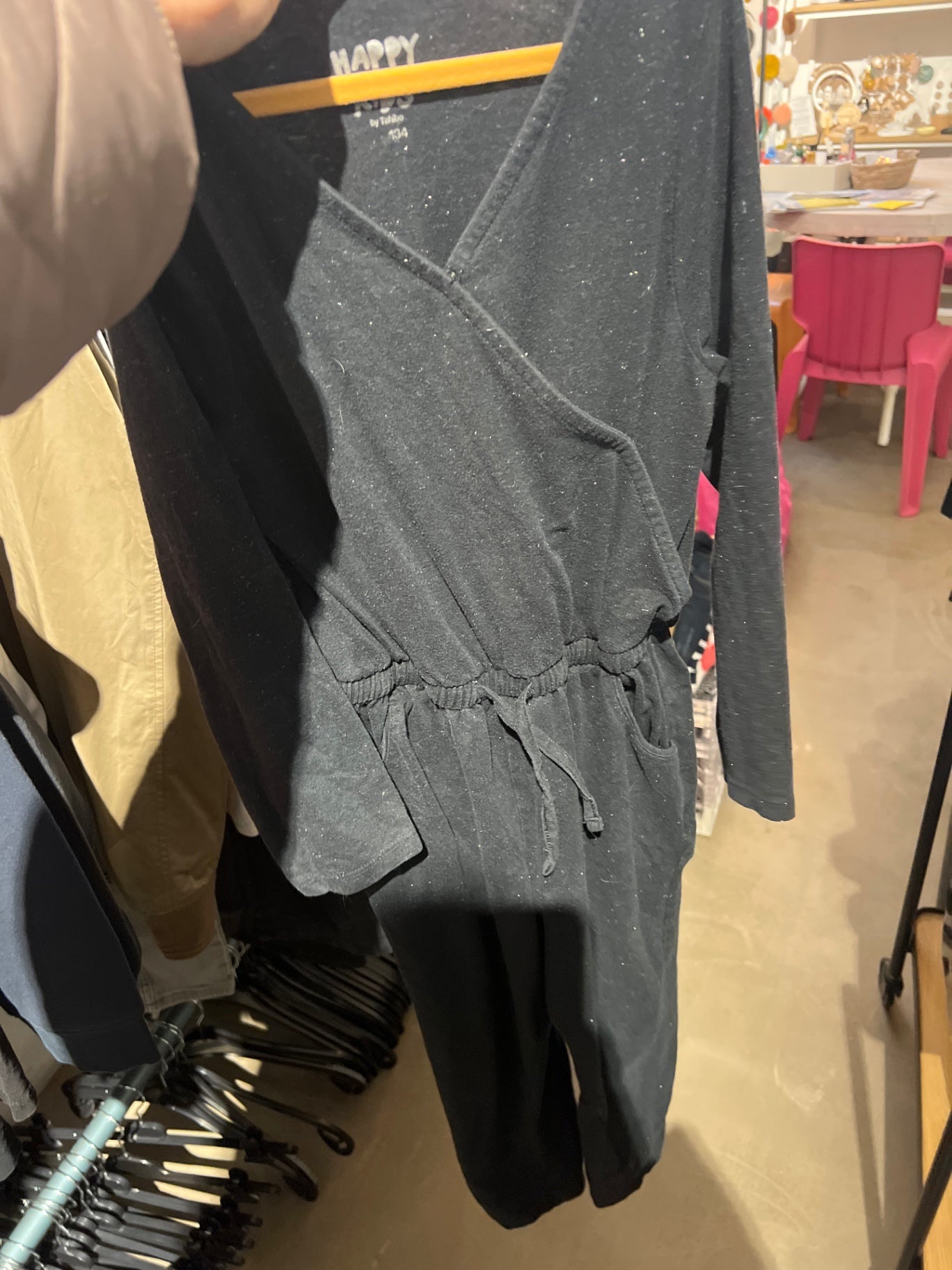 Tchibo Jumpsuit Schwarz Gr.: 134