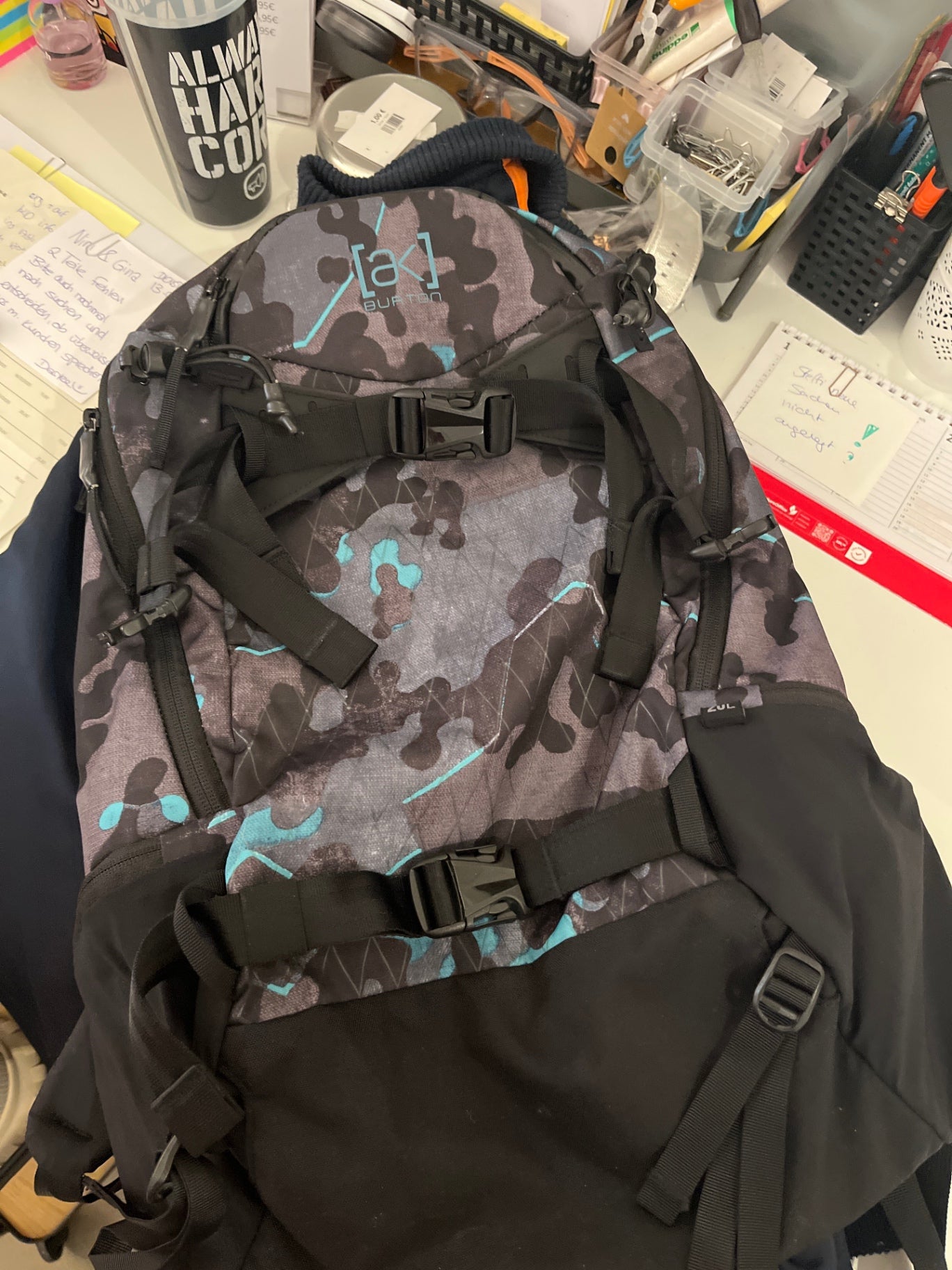 Rucksack Schwarz,grau,blau 