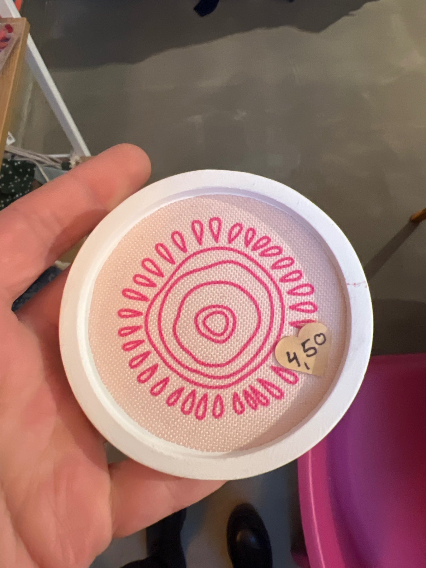 TischGlück Untersetzer Pink 