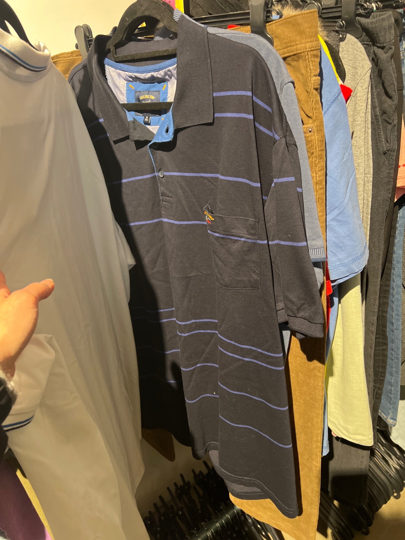 Sailing Poloshirt Dunkelblau Gr.: XXL