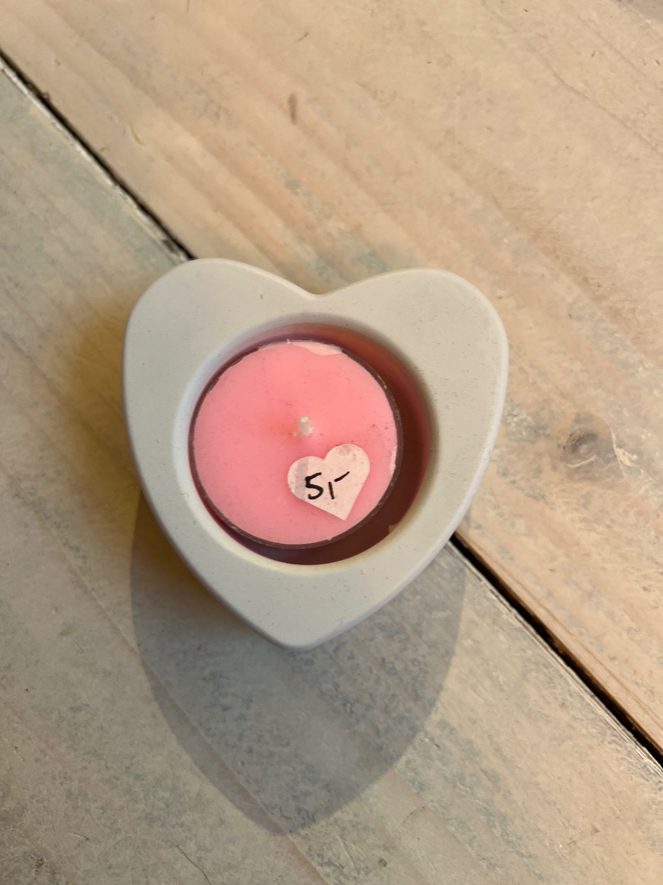 TischGlück Teelichthalter „Herz“ 