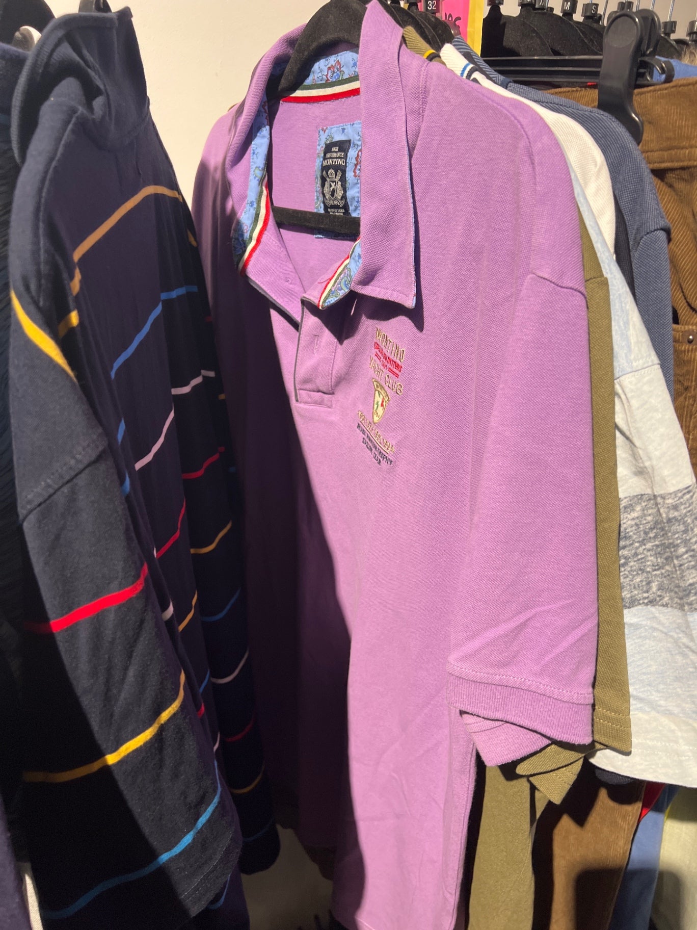 Montino Poloshirt Lila Gr.: XXL