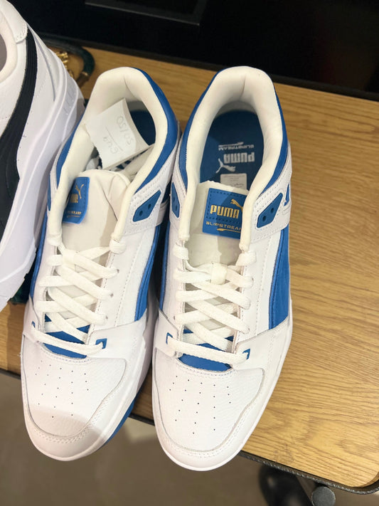 Puma Sportschuhe Weiß und Blau Gr.: 42