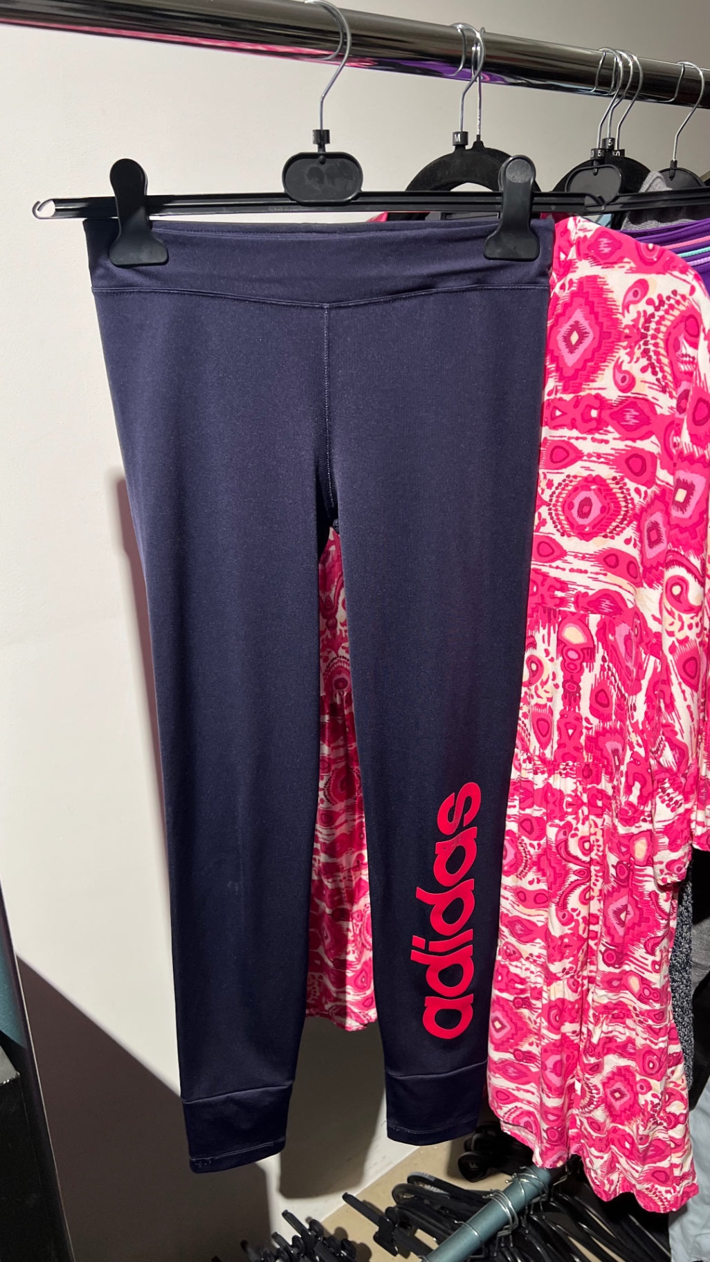 Adidas Sportleggings Dunkelblau Gr.: S