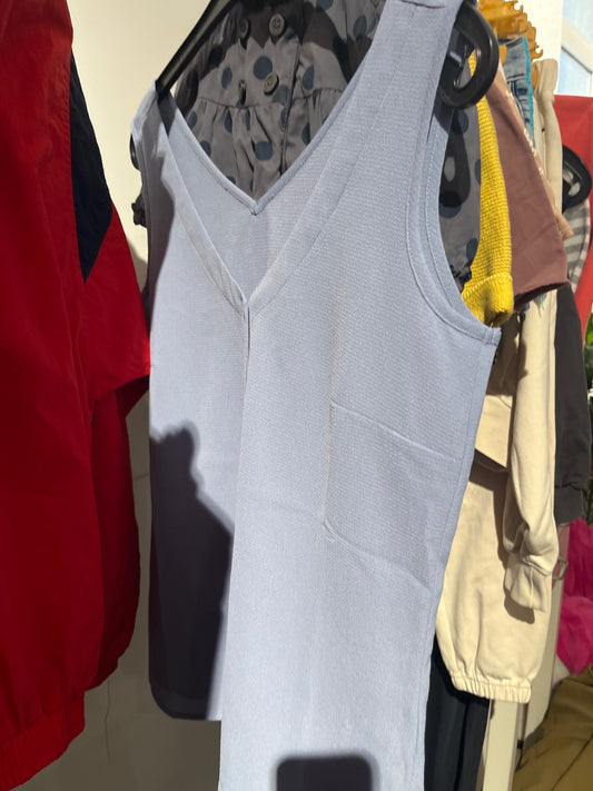 Blusentop Hellblau Gr.: M