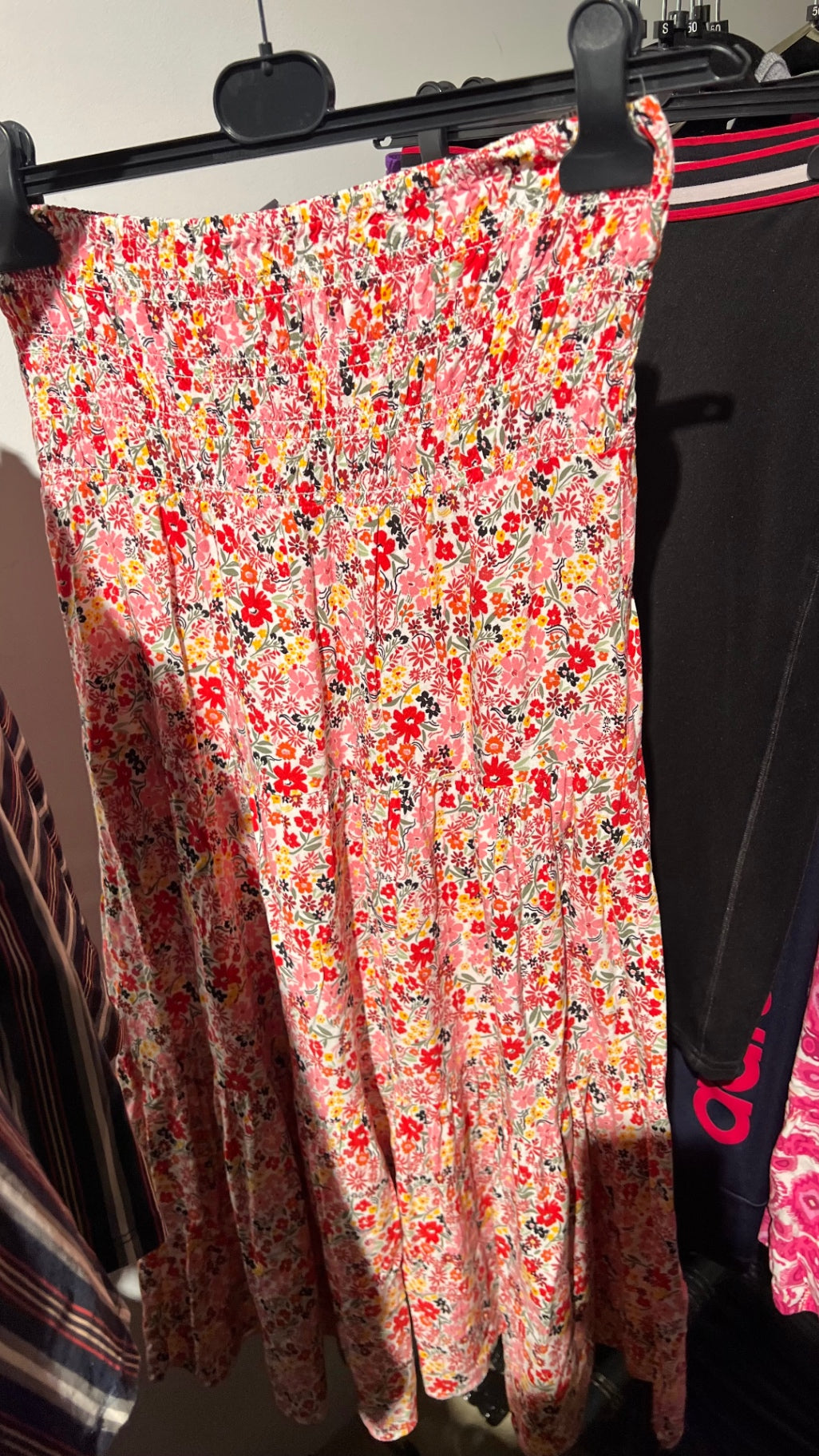 Yessica Rock / Kleid Rot, Pink, Weiß Gr.: M