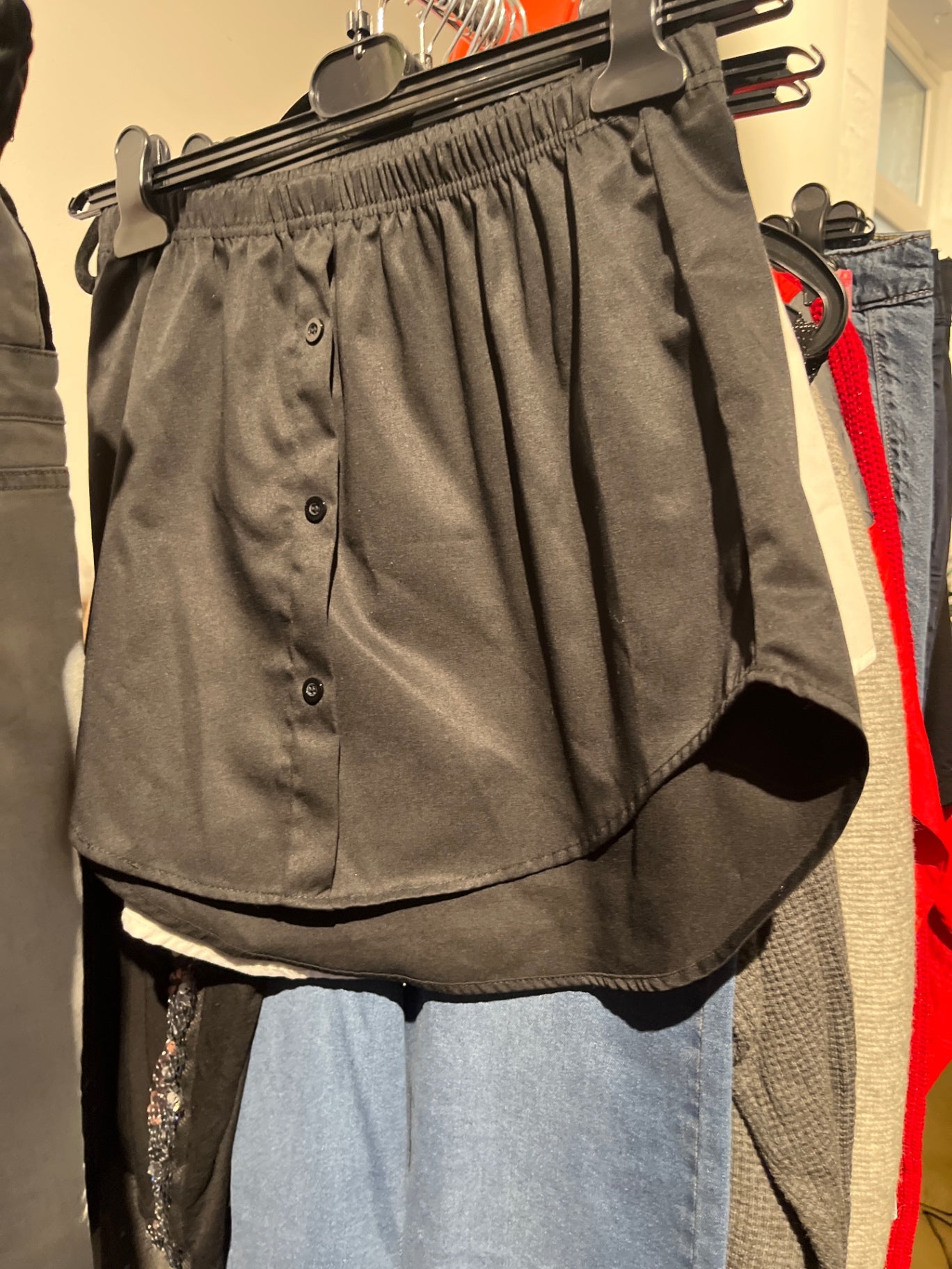 Hemdverlängerung Schwarz Gr.: M