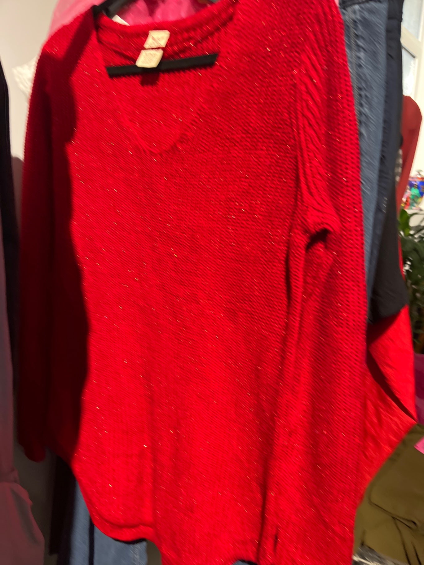 Faded Glory Pullover Rot Gr.: M