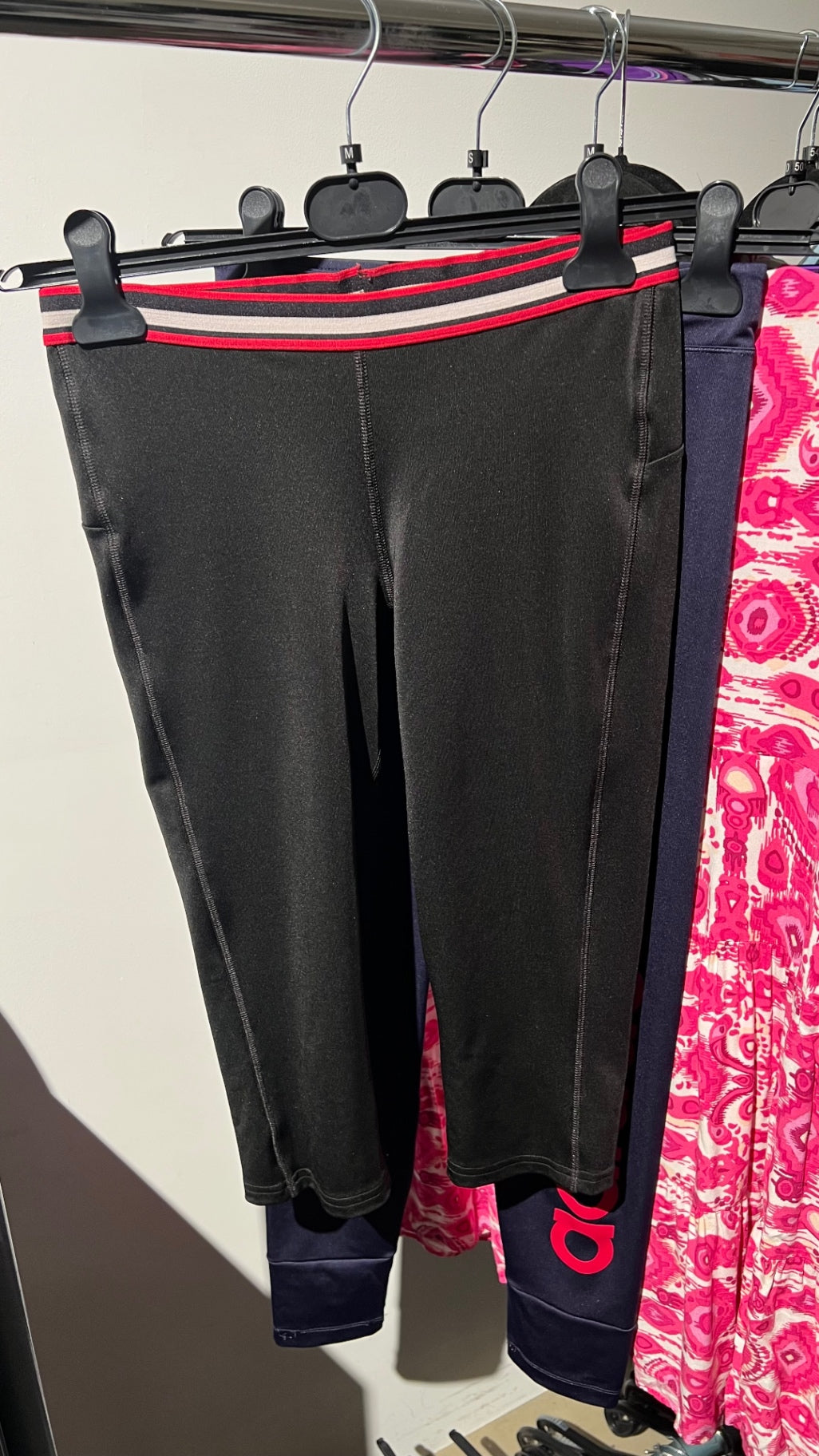 Crane Sportleggings Schwarz Gr.: M