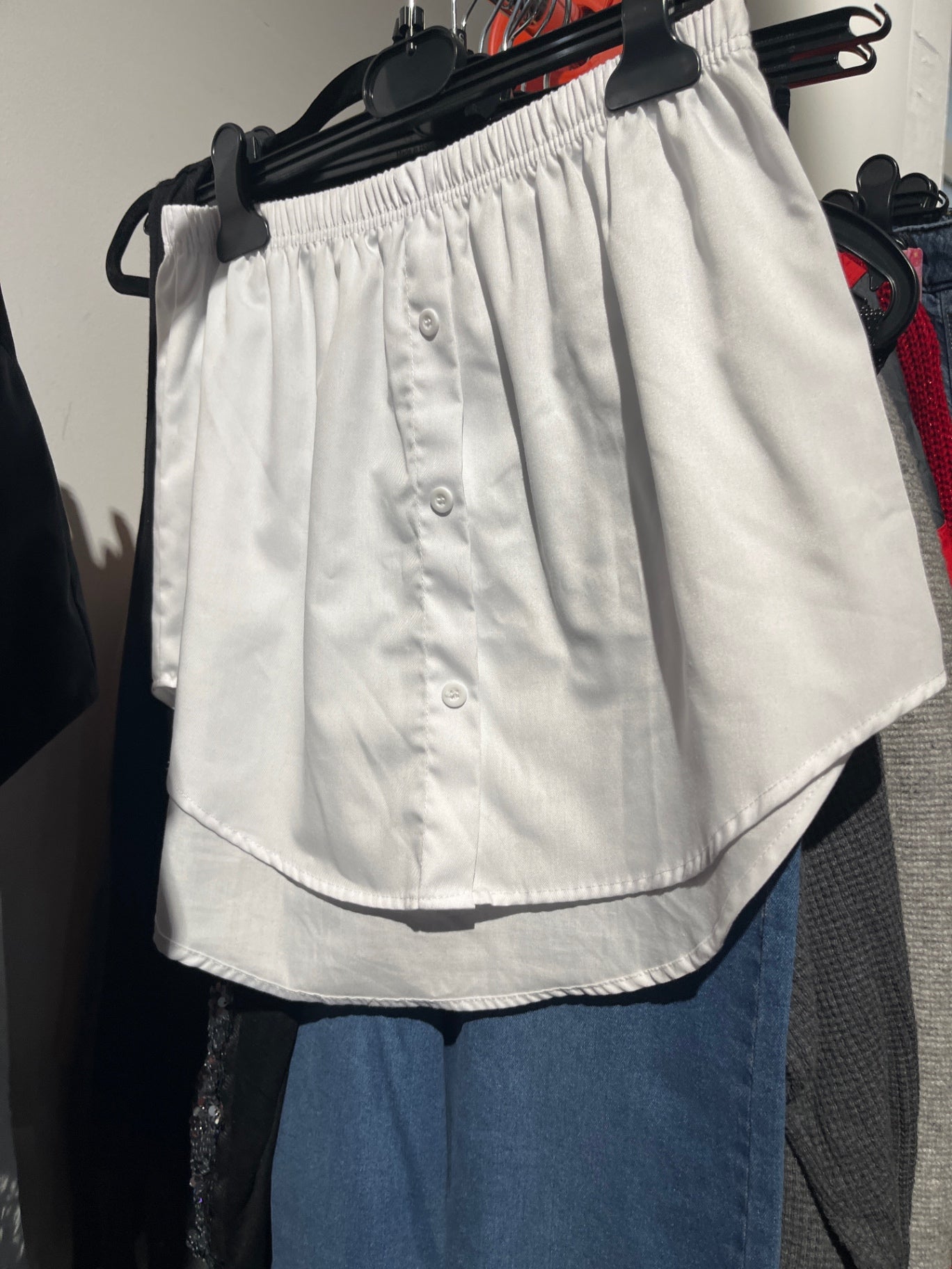 Hemdverlängerung Weiß Gr.: M