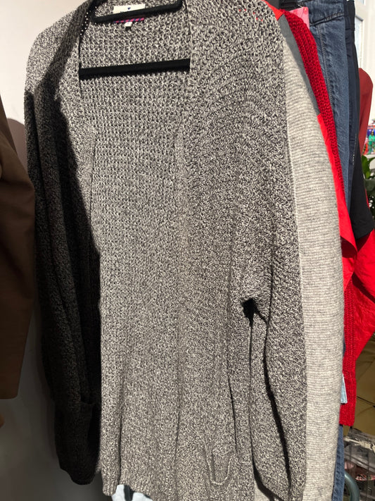 Tom Tailor lange Strickjacke Grau L