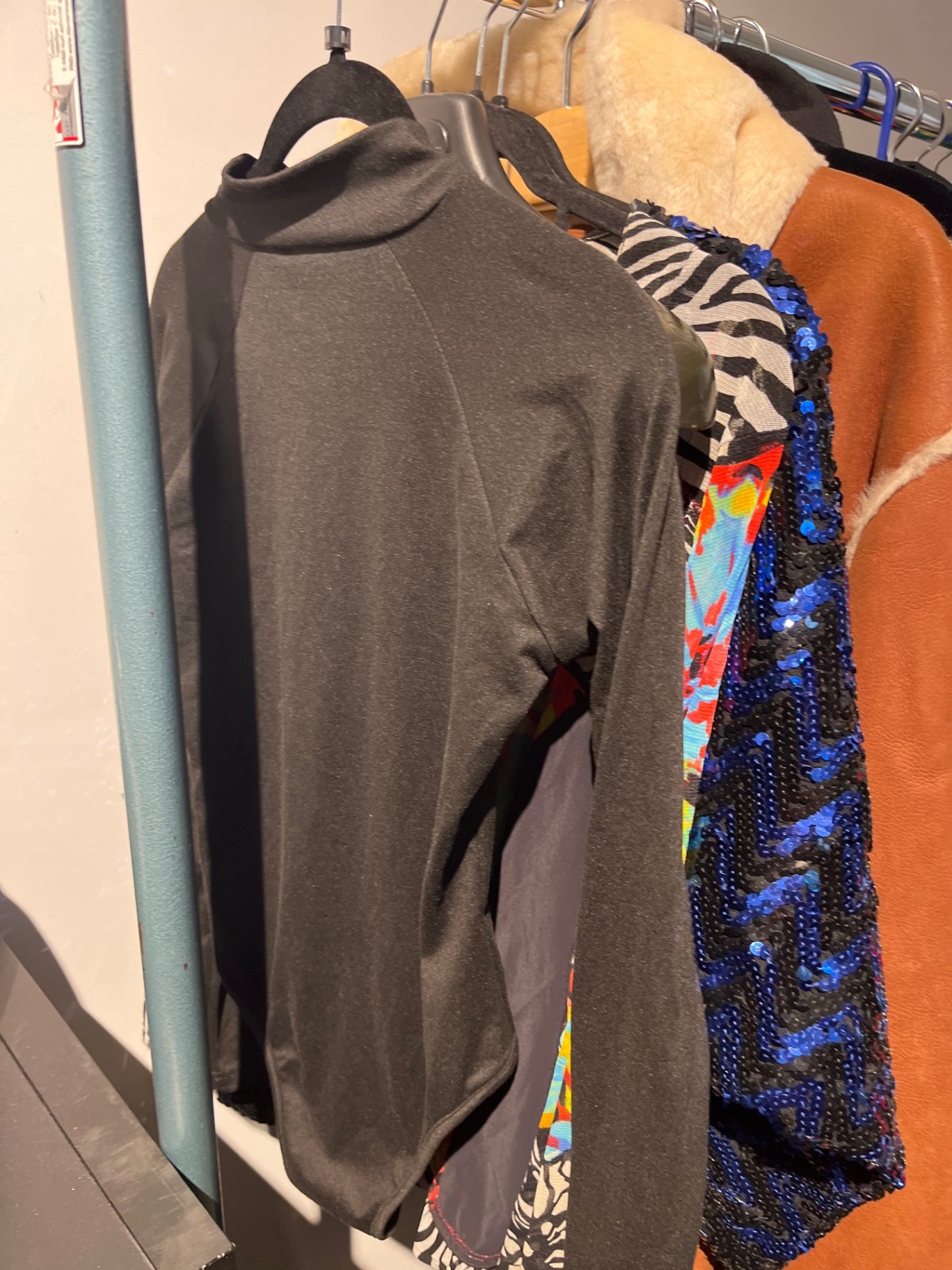 Body Langarm Schwarz Gr.: M