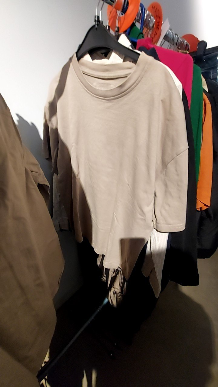 Pull & Bear T-Shirt Beige Gr.: L