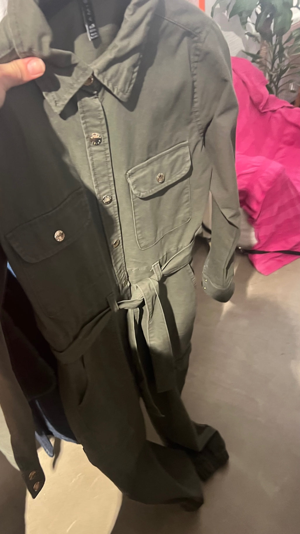 Amisu Overall Grün Gr.: S