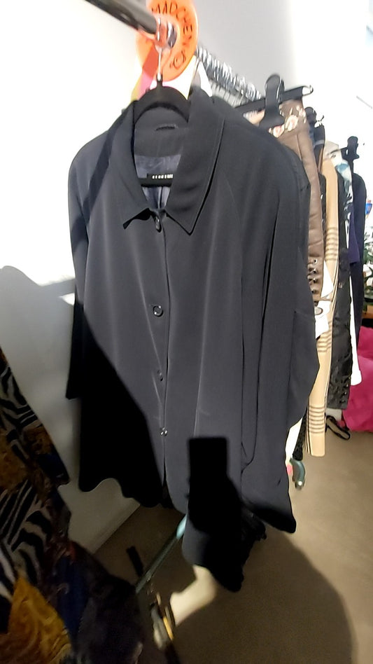 CASSANI Mantel Schwarz Gr.: XXL