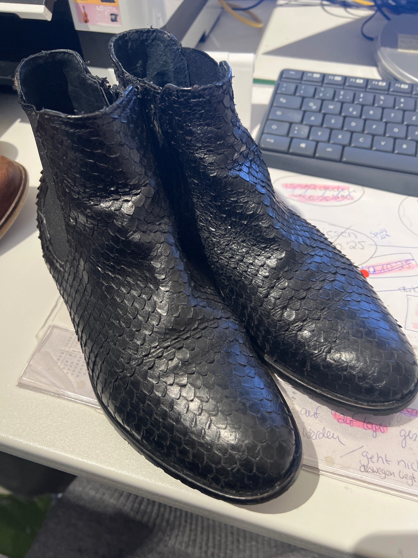 Boots Schwarz Gr.: 39