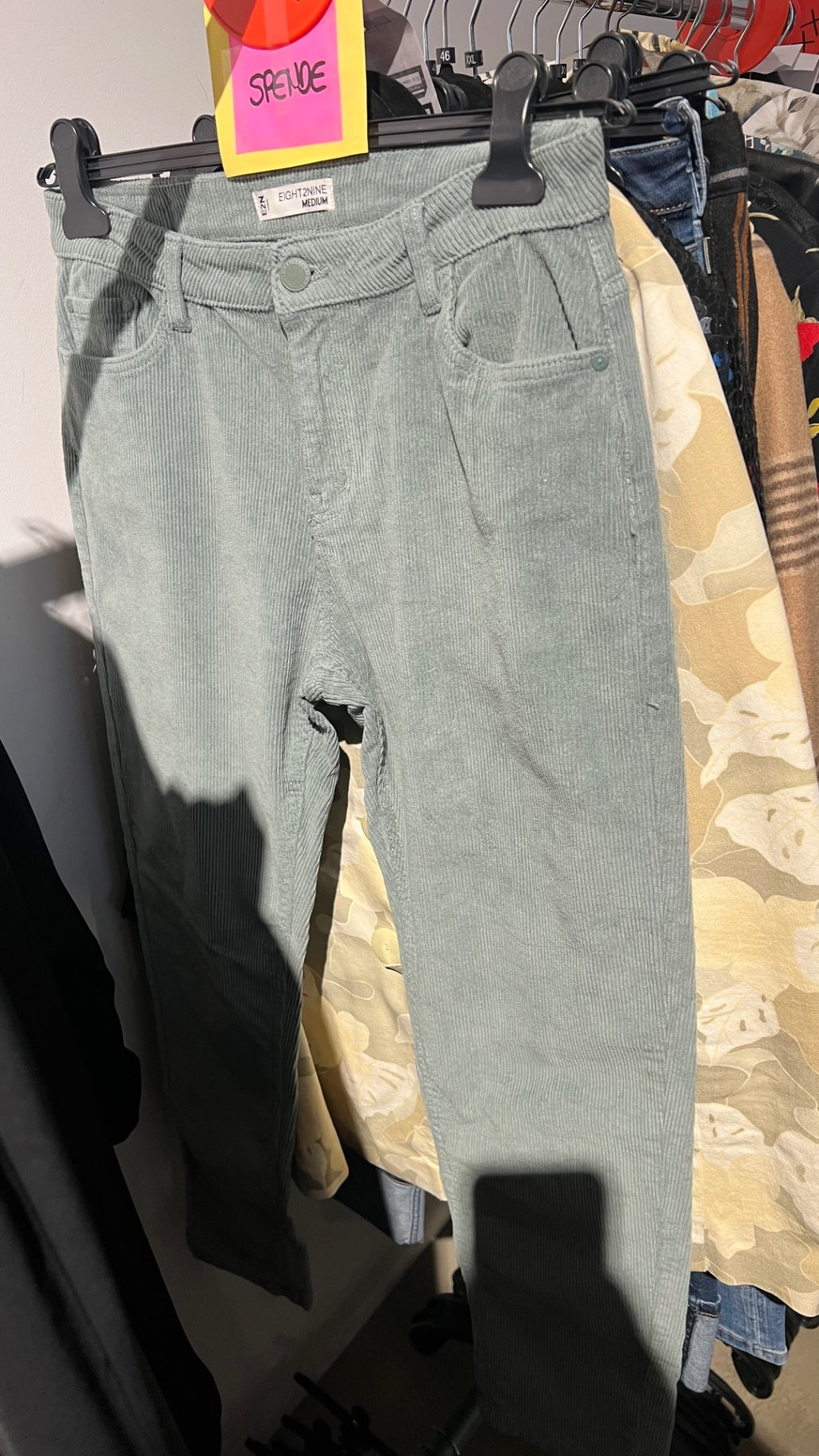 EIGHT2NINE Cordhose Hellgrau Gr.: M