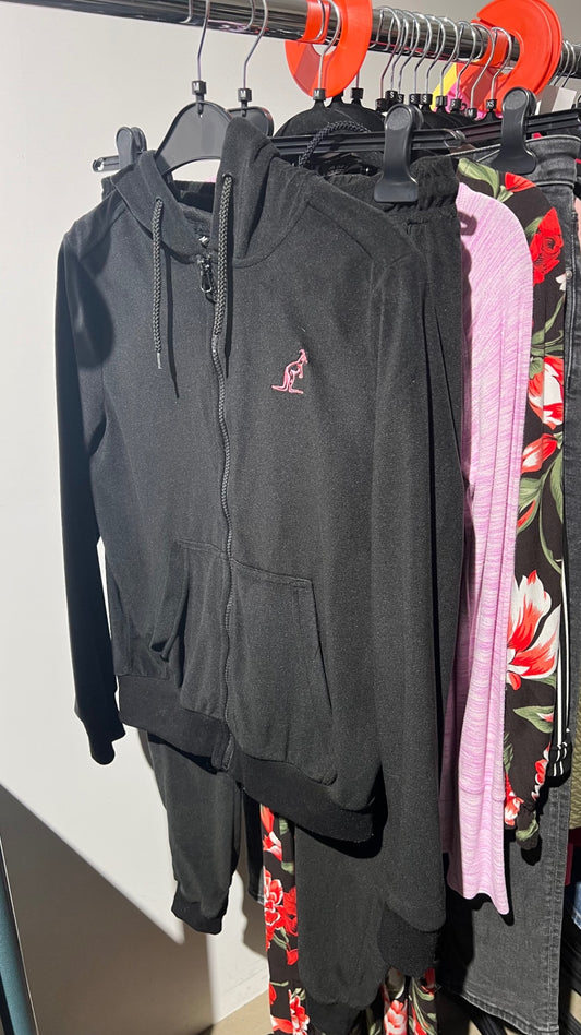 BWARE Kangaroos Jogger 2 Teile Schwarz Gr.: M