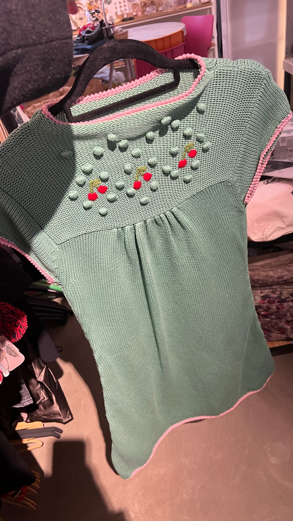 Blutsschwester Kleid Hellgrün Gr.: M