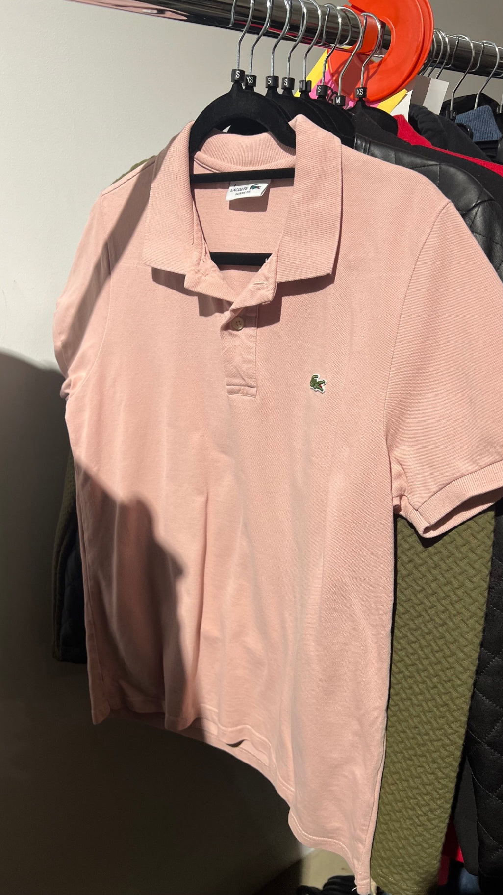 Lacoste Poloshirt Rosa Gr.: S
