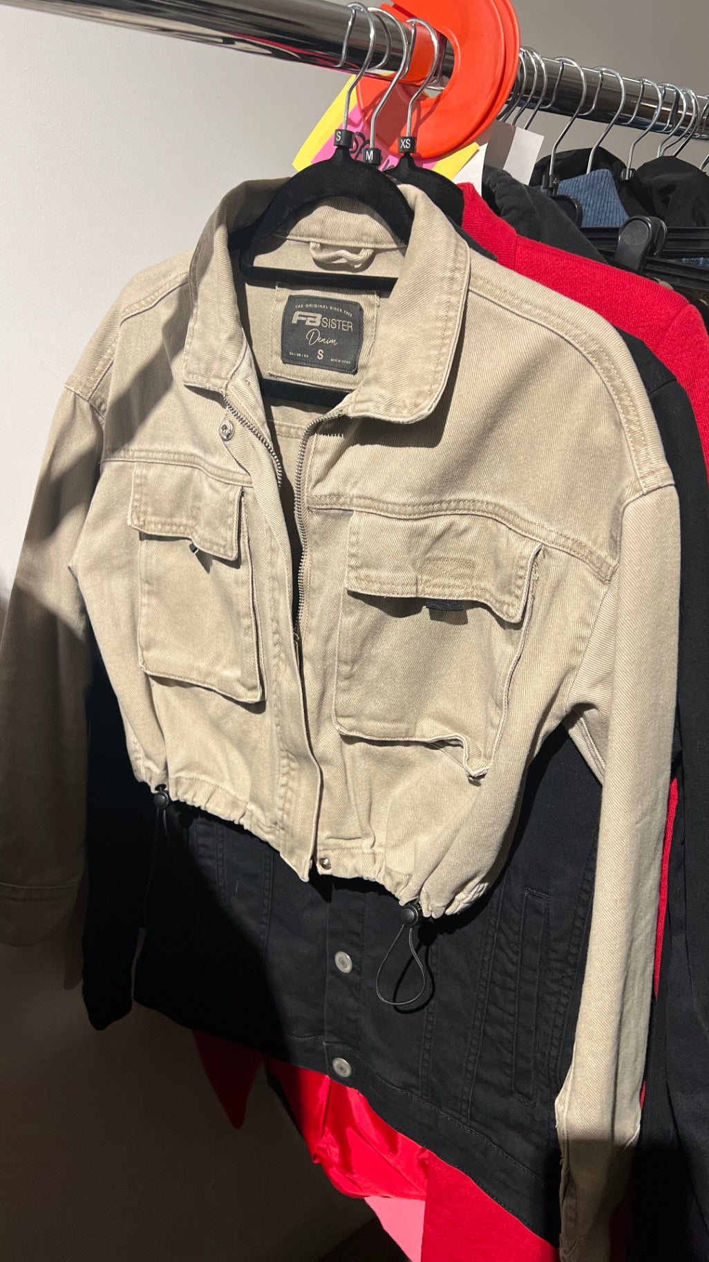 FBSister Jacke Beige Gr.: M