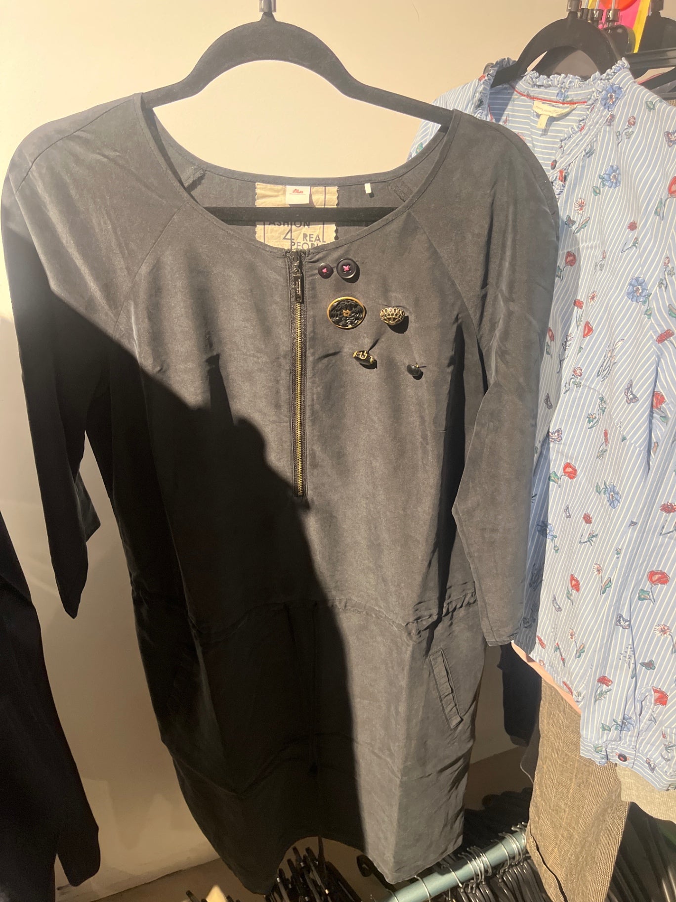 S Oliver Kleid Grau Gr.: M