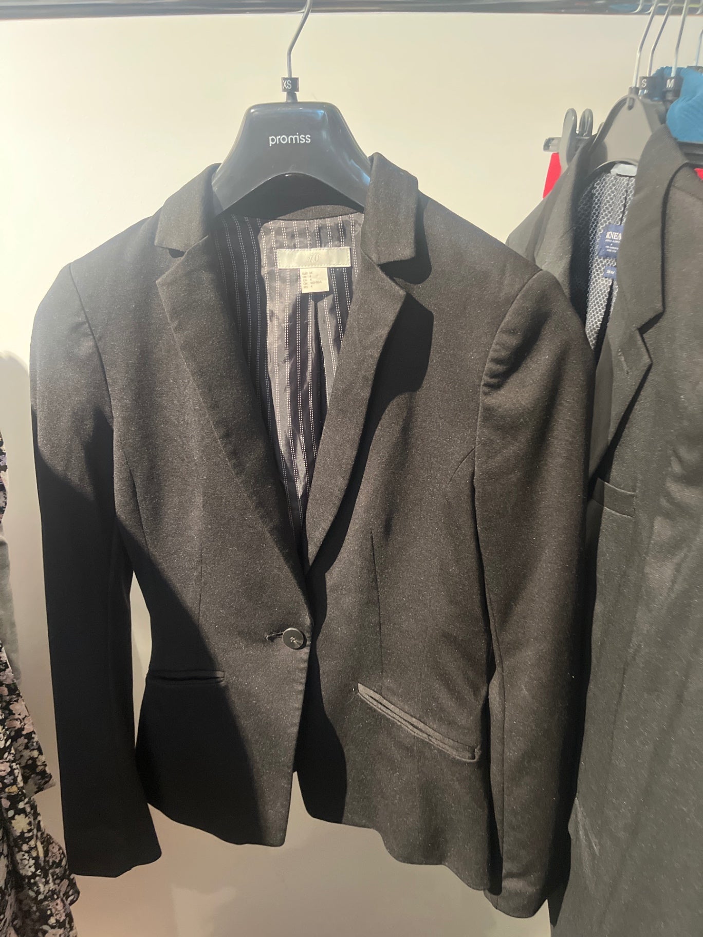 H&M Blazer Schwarz Gr.: XS