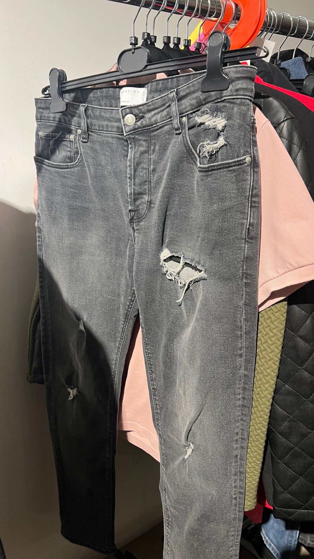Asos Jeans Grau Gr.: 32