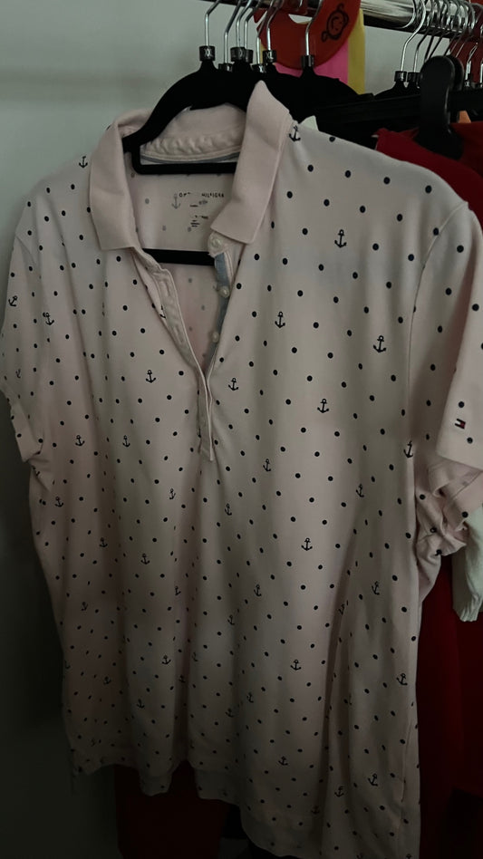 Tommy Hilfiger Poloshirt Rosa Gr.: XXL