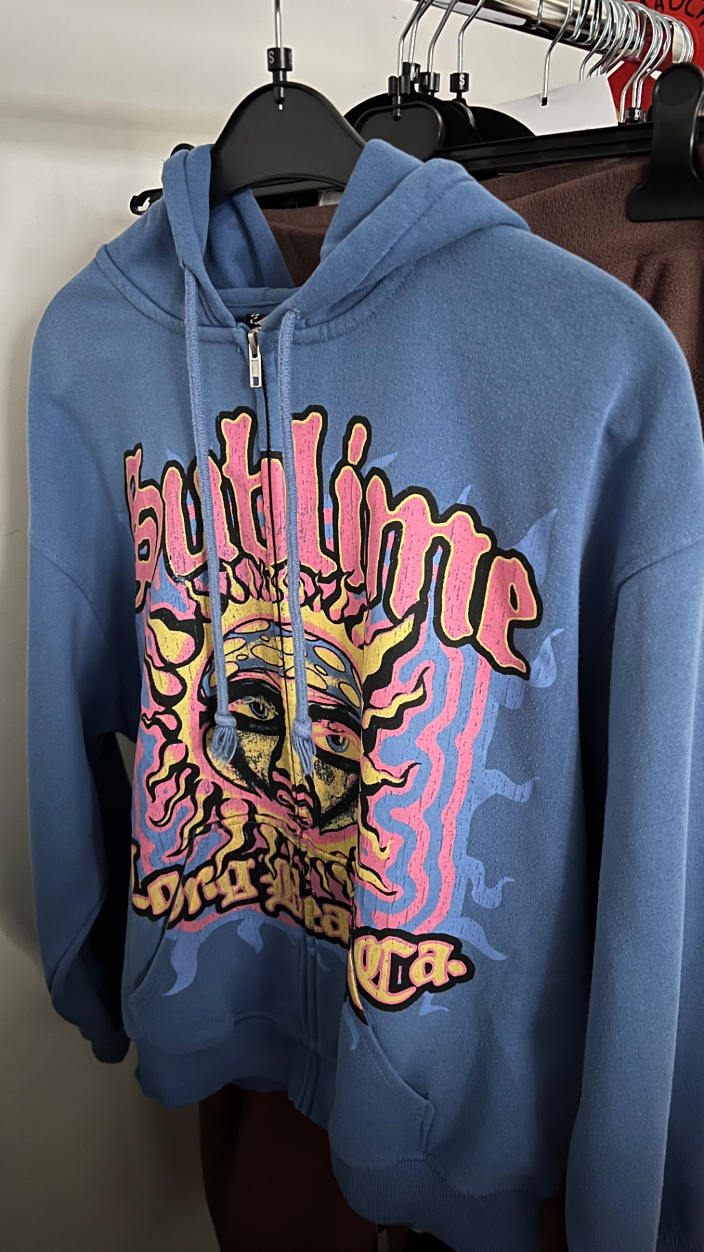 H&M Hoodie Blau Gr.: S