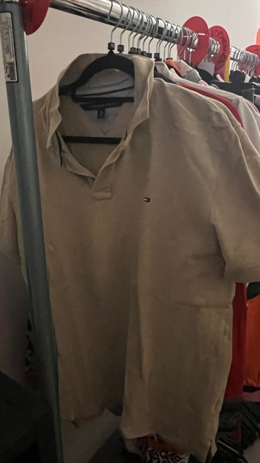 Tommy Hilfiger Polo Shirt Beige Gr.: XL