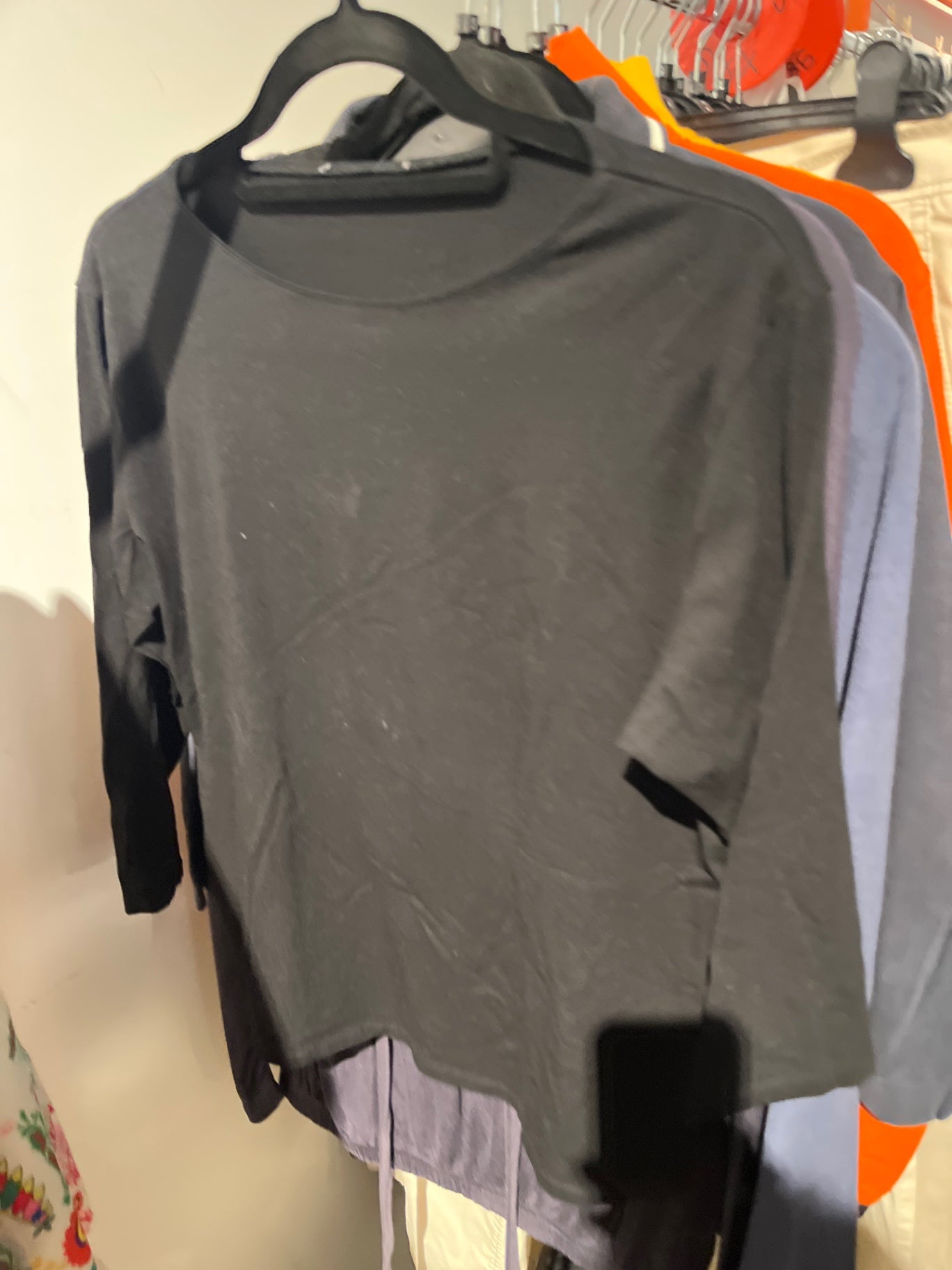 Oberteil Schwarz Gr.: XL