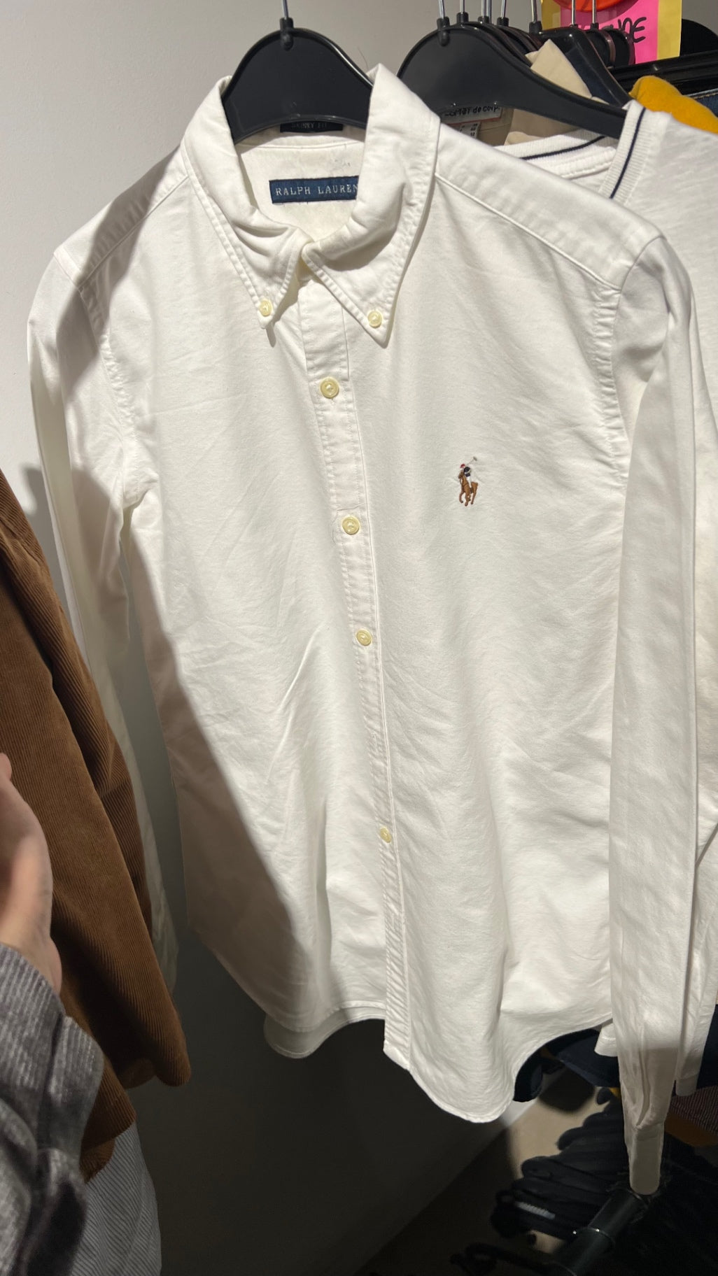 Ralph Lauren Hemd Weiß Gr.: S