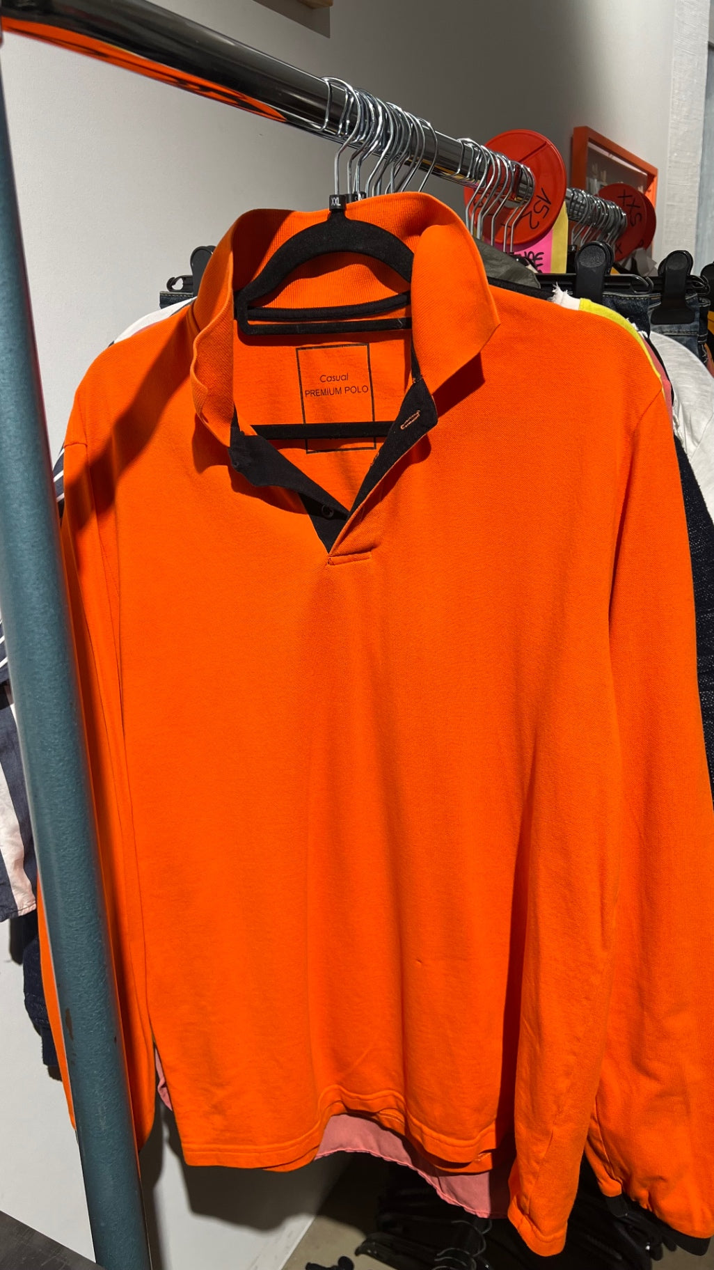 Polo Shirt Orange Gr.: XXL