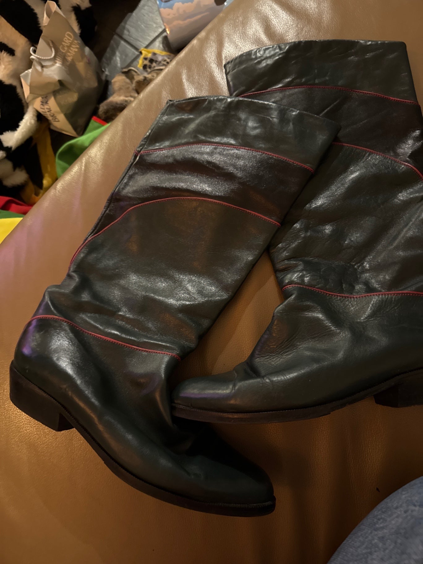 True Vintage Stiefel Grün Gr.: 39