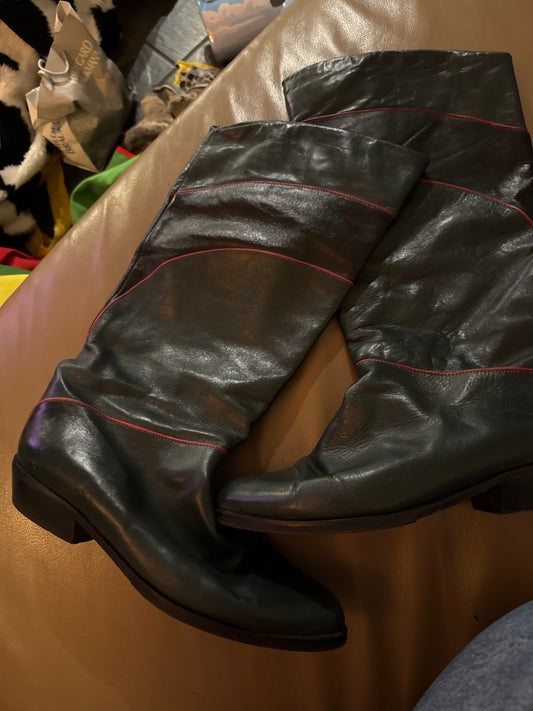 True Vintage Stiefel Grün Gr.: 39