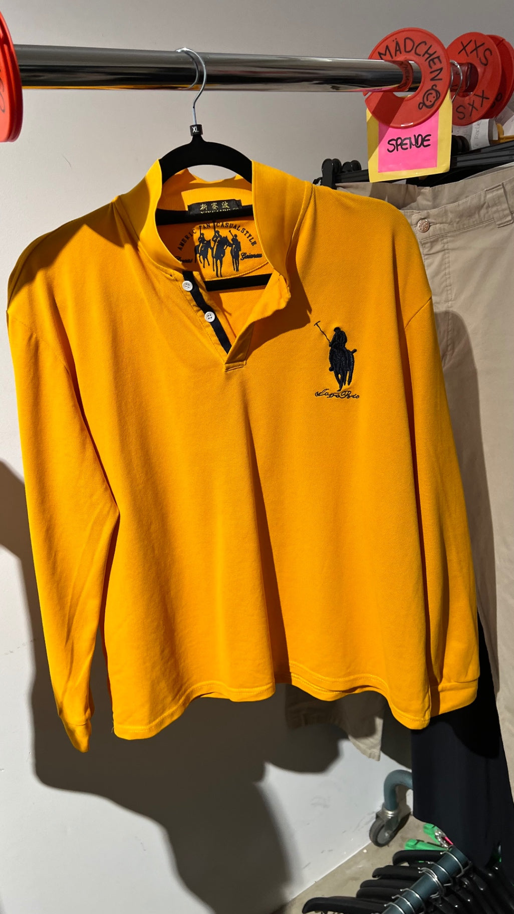Polo Shirt Gelb Gr.: XL
