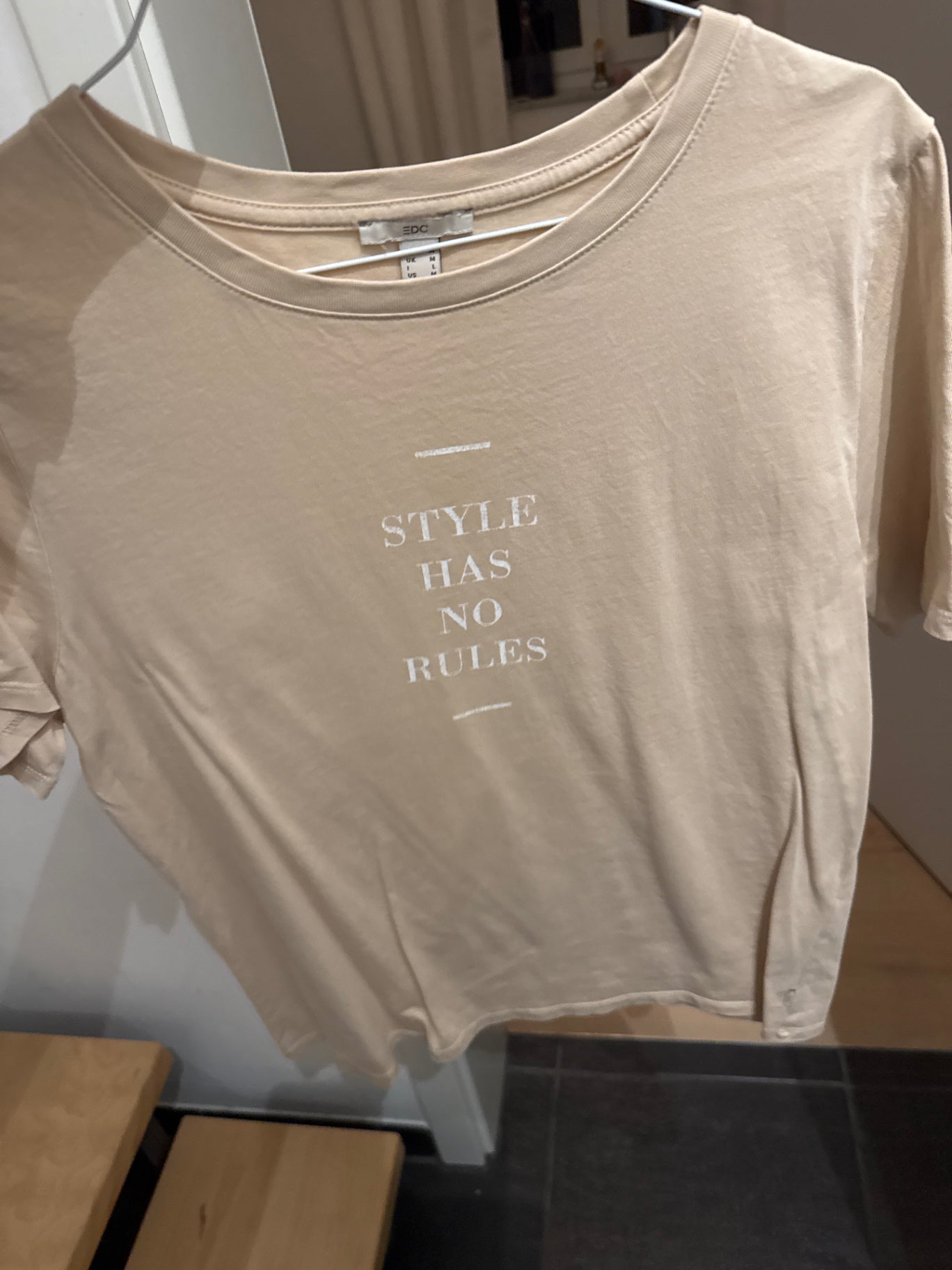 EDC T-Shirt Beige Gr.: M