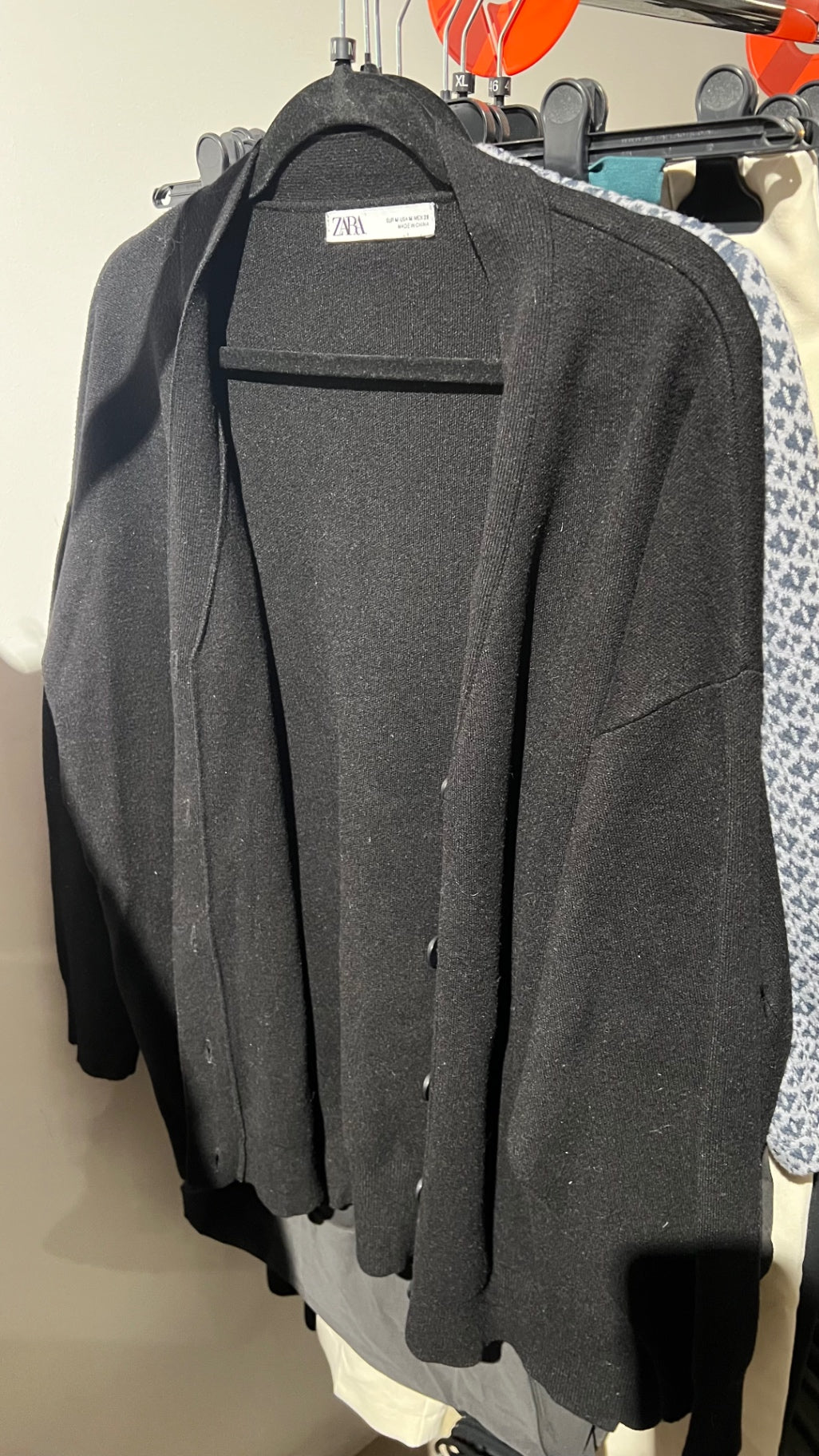 Zara Strickjacke Schwarz Gr.: M