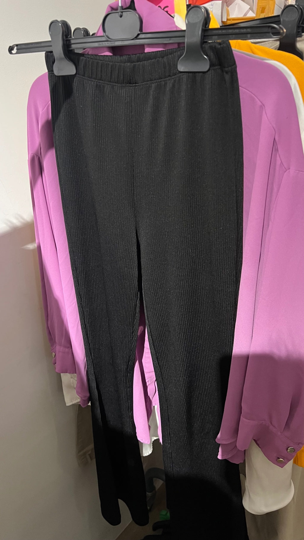 Schlaghose Schwarz Gr.: S