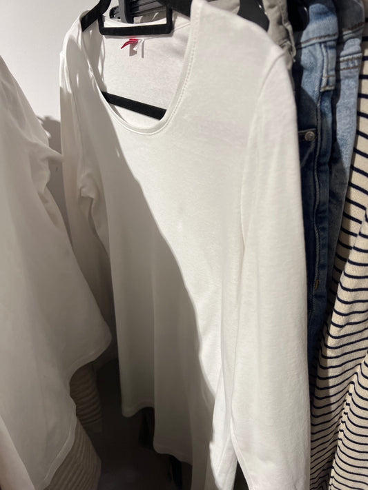 S. Oliver Longsleeve Weiß Gr.: XL