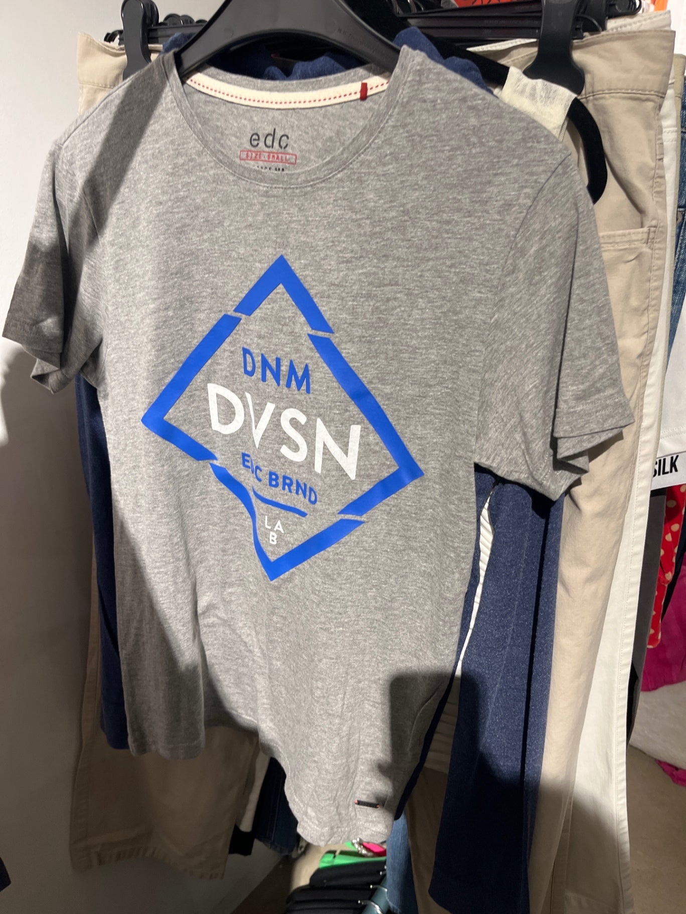 Edc T-Shirt Grau Gr.: S