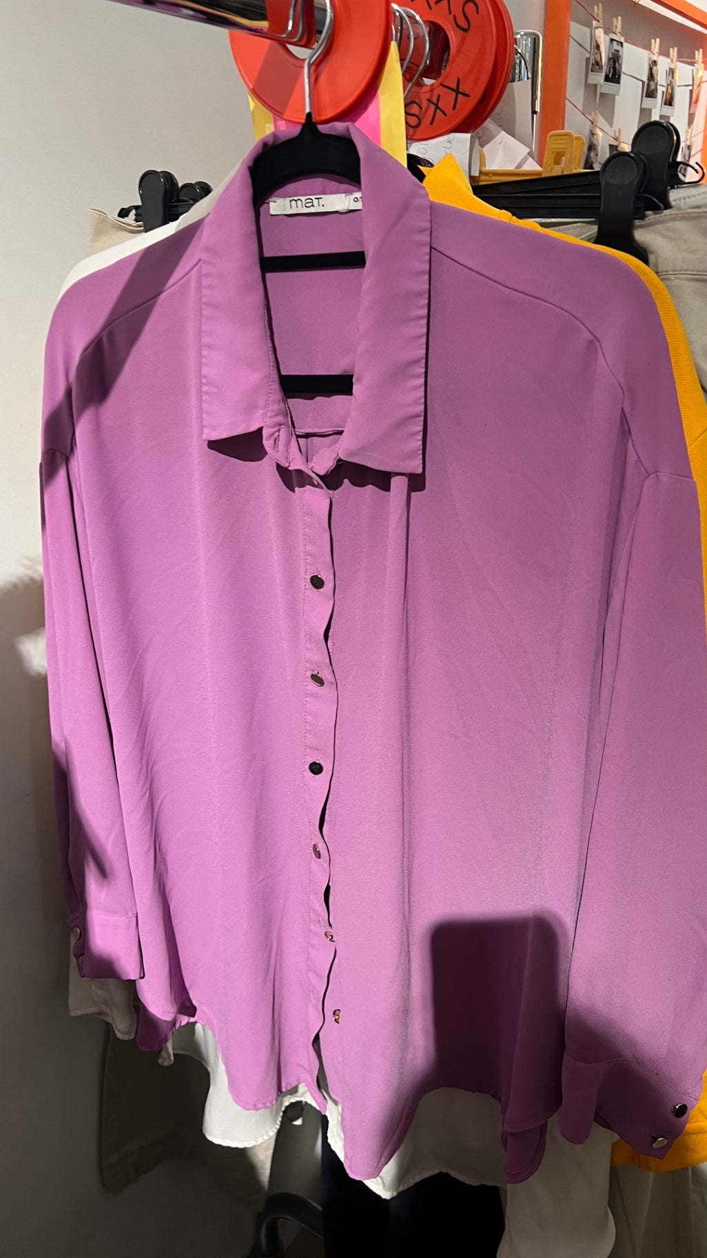 Mat. Bluse Lila Gr.: XXL