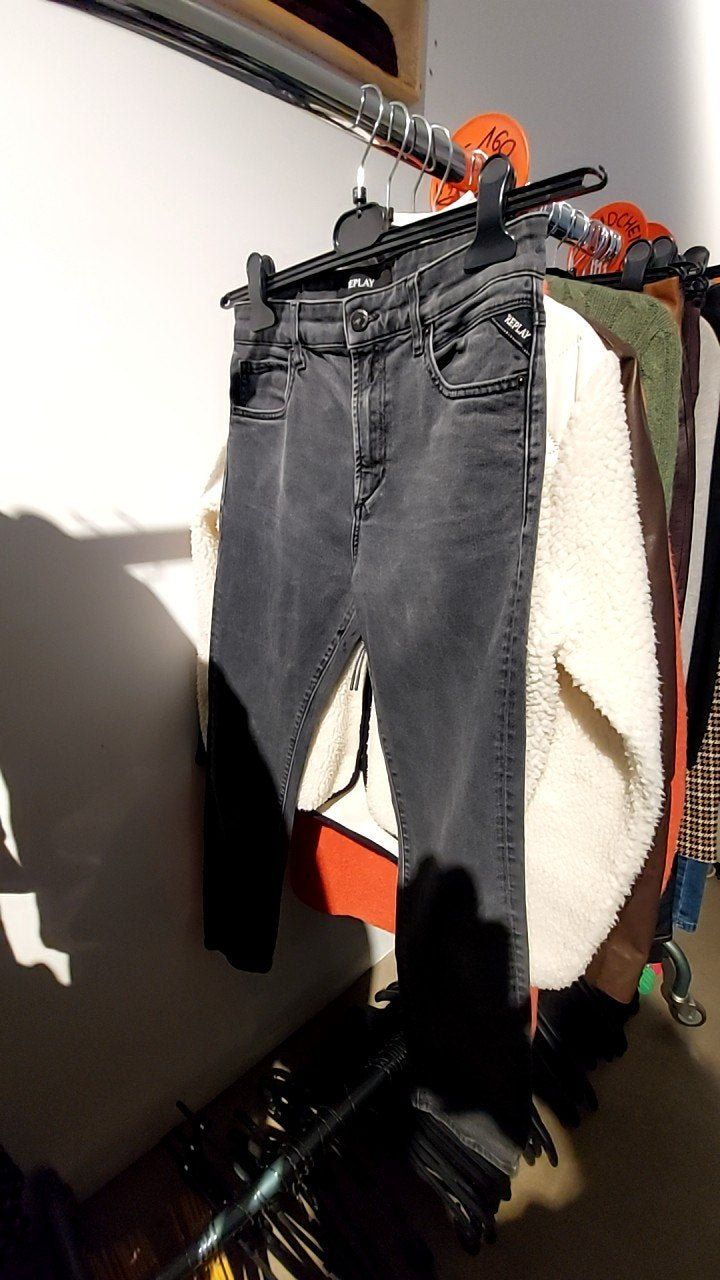 Replay Jeans Dunkelgrau Gr.: 28