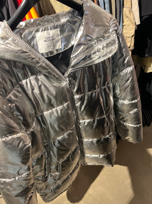 CHEAP MONDAY Jacke Silber Gr.: L