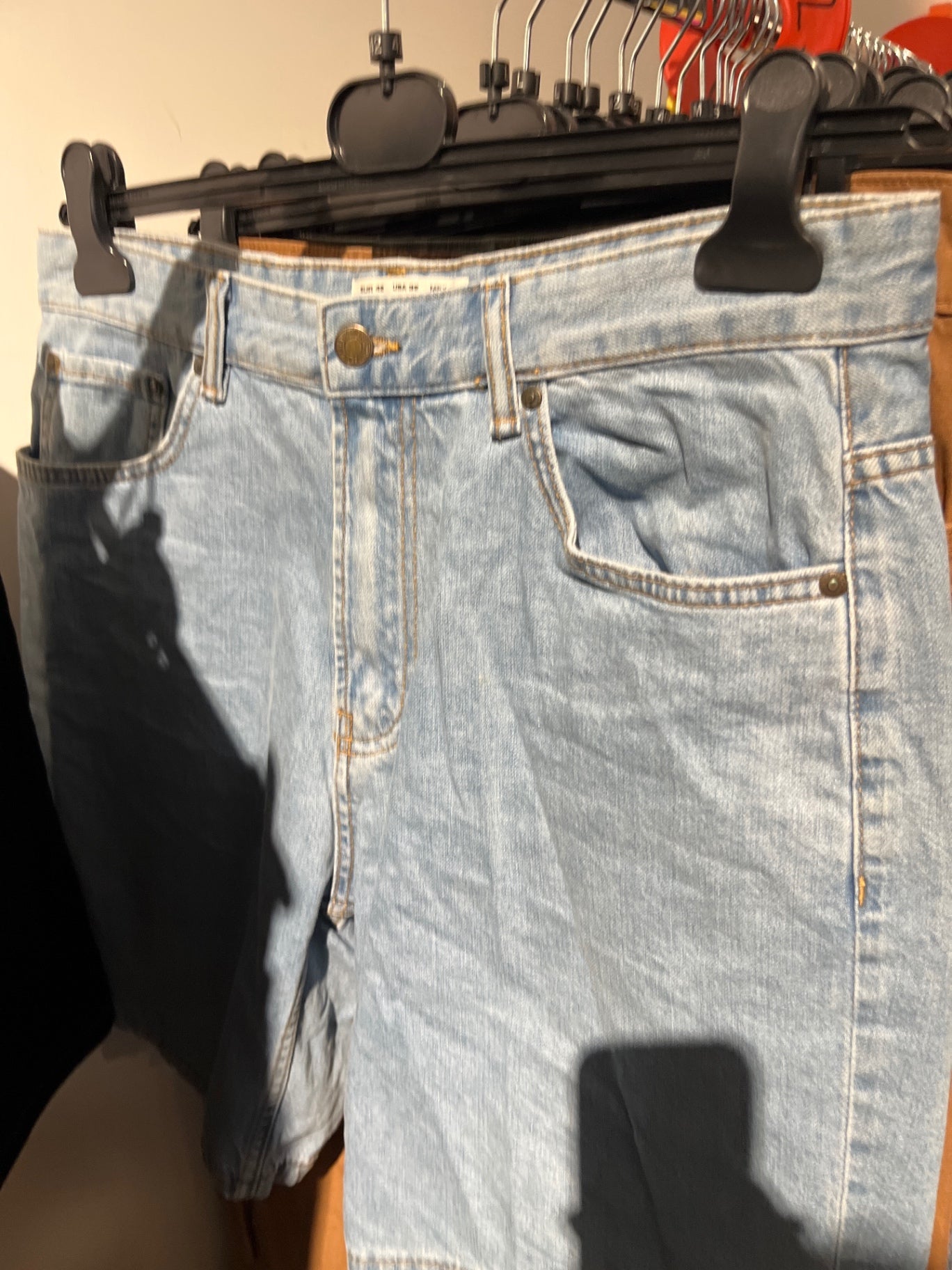 PULL&BEAR Jeansshorts Hellblau 42