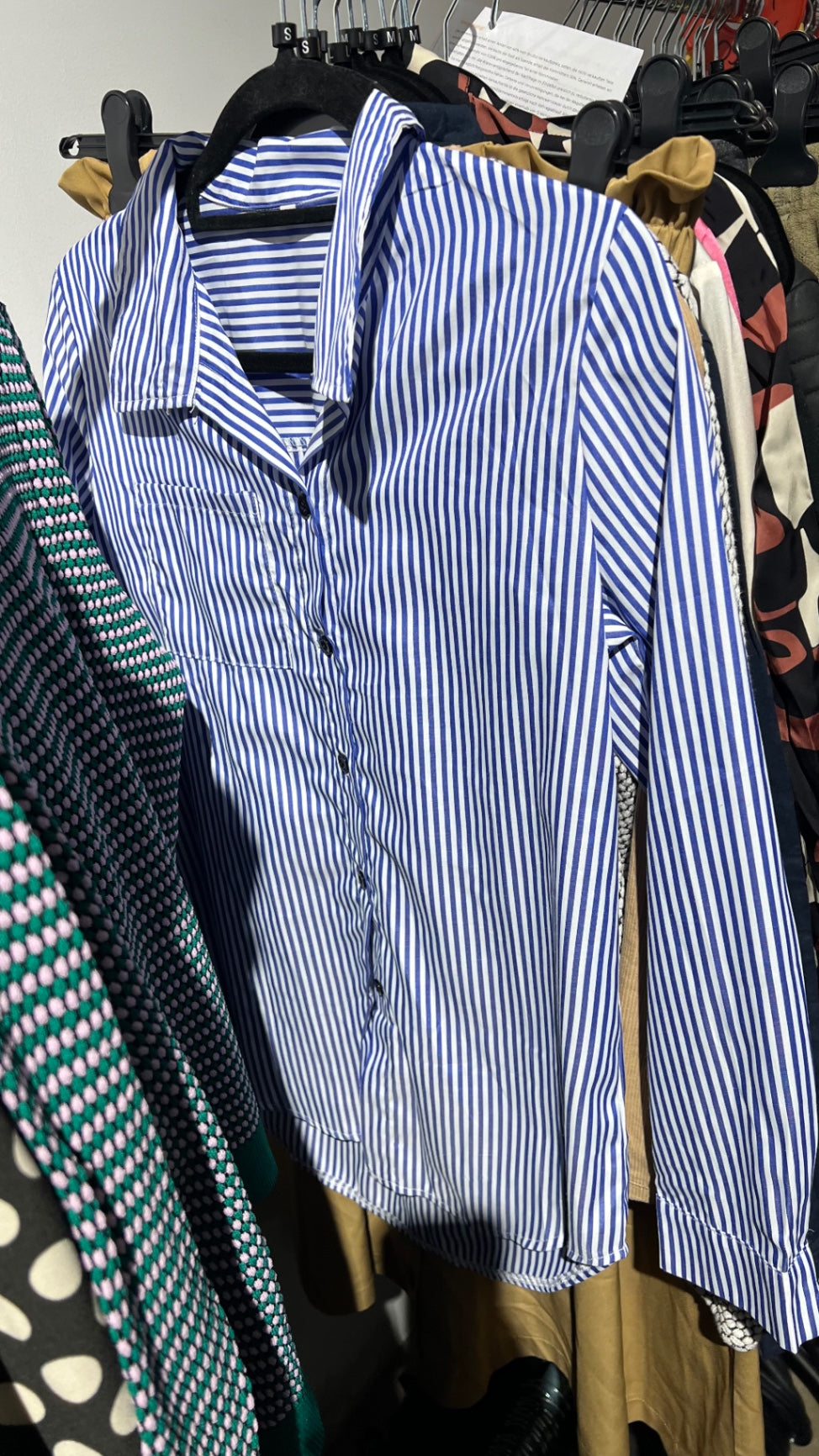 Bluse Blau und Weiß Gr.: S